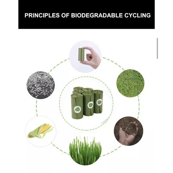 2 boxes Biodegradable Dog Poop Bags 4 Rolls Eco Friendly Leakproof Pet W… - Picture 9 of 10